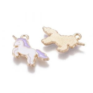 Unicorn Charms - Lilac - Charms - Riverside Beads