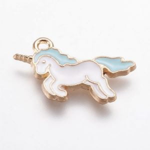 Unicorn Charms - Blue - Charms - Riverside Beads