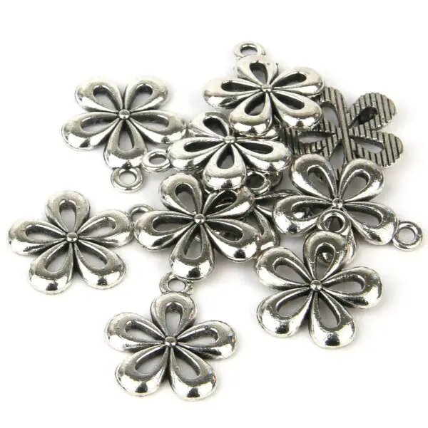 Five Rounded Petal Charm - Riverside Beads