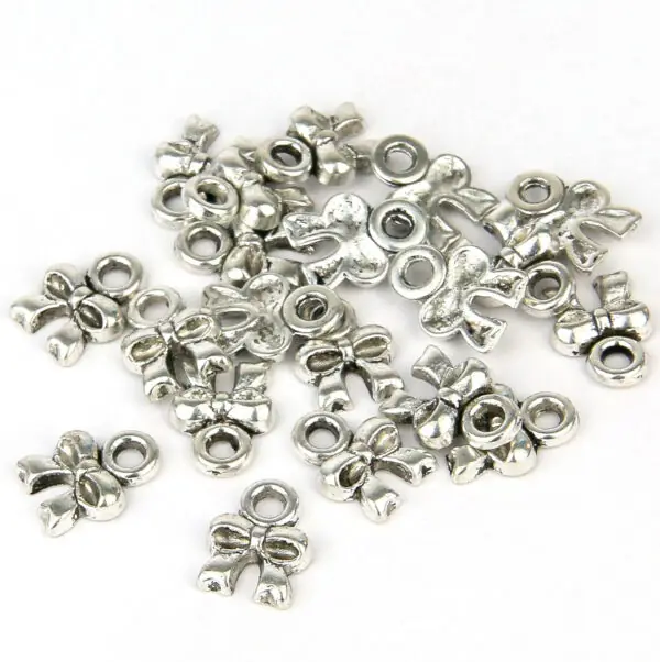 Bow Charm - Riverside Beads