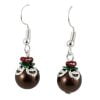 Christmas Pudding Earrings Kit - Riverside Beads