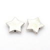 Silver plated Christmas star - Riverside Beads