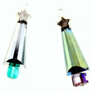 Crystal Tree Charm Earrings - Riverside Beads