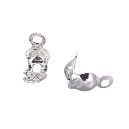 Silver Plated Clam Shell Clasps - Riverside Beads