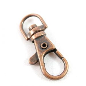 Bag Charm Swivel Clip - Copper 38mm - Riverside Beads