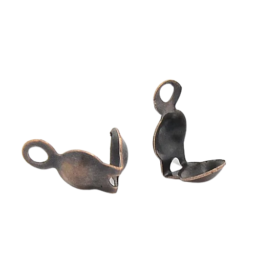 Copper Clam Shell Clasps - Riverside Beads