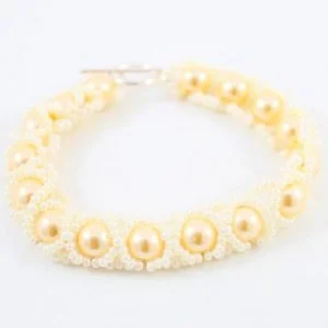 Caterpillar Bracelet Kit Lemon  - riverside beads