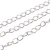 3x6mm Oval Link Silver Plated Chain - Riverside Beads