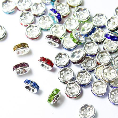 6mm Diamante Rondelle Collection - Riverside Beads