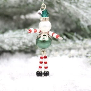 Eric Beaded Elf Charm - Riverside Beads