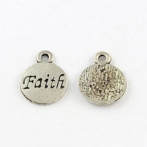 Faith Charms - Silver Plated - Riverside Beads