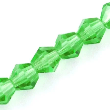 Crystal Bicone Bead - Fern Green