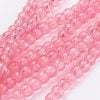 Crackled Glass Beads - Baby Pink - Riverside Beads
