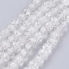 Crackled Glass Beads - Clear - Riverside Beads