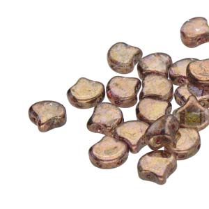 Ginko Beads Crystal Senegal Brown - 7.5mm - 10g - Riverside Beads
