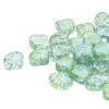 Ginko Beads Confetti Splash Blue Green - 7.5mm - 10g - Riverside Beads