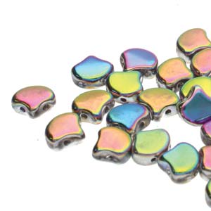 Ginko Beads Full Vitrial - 7.5mm - 10g - Riverside Beads