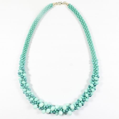 Gaynor Crystal Kumihimo Necklace-riverside beads
