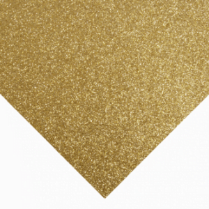 Glitter Felt Sheet - Gold - Riverside Beads