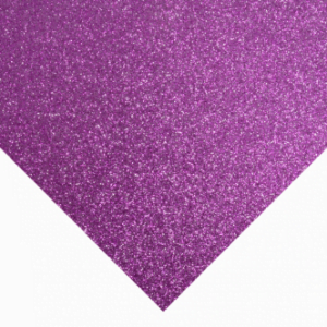 Glitter Felt Sheet - Purple - Riverside Beads