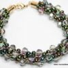 Green Iris Crystal Kumihimo-riverside beads