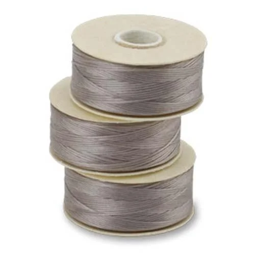 Nymo Beading Thread Size D - Grey - Riverside Beads
