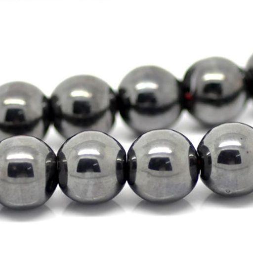 Hematite Round Beads - Riverside Beads