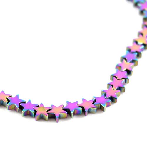 5mm Gold Hematite Star - Riverside Beads