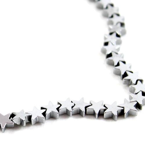 5mm Silver Hematite Star - Riverside Beads