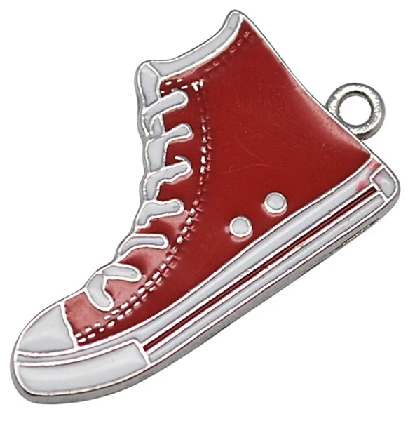 Enamel High Top Shoe Charms - Riverside Beads