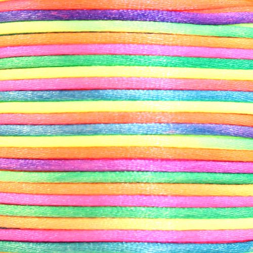Satin Cord By The Roll - Multi - Riverside Beads