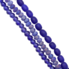 3 Strands of Glass Beads - Classic Blue - Riverside Beads