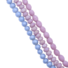 3 Strands of Glass Beads - Lavender Blush - Riverside Beads