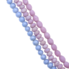 3 Strands of Glass Beads - Lavender Blush - Riverside Beads