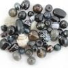 Indian Glass mix approx. 50grams - Black - Riverside Beads