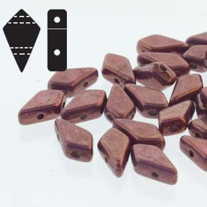 Kite Beads Chalk Purple Vega - 9x5mm - Riverside Beads