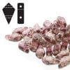 Kite Beads Silver Splash Amethyst - 9x5mm - Riverside Beads