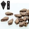 Kite Beads Jet Dark Bronze - 9x5mm - Riverside Beads