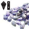 Kite Beads Silver Splash Cobalt TR - 9x5mm - Riverside Beads
