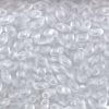 Long Magatamas Matte Transparent Crystal - Riverside Beads