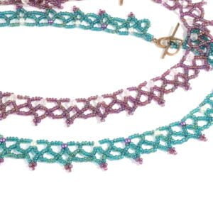 Lacy Weave Necklace Kit - Riverside Beads