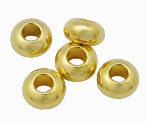 Rondelle Spacer Beads - Gold