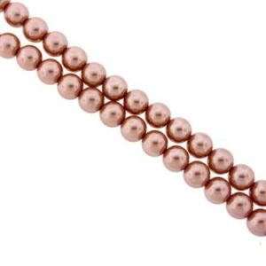 Glass Pearls - Light Gold - 3mm, 4mm, 6mm, 8mm - Riverside Beads
