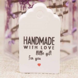 Handmade With Love Gift Tag - Riverside Beads