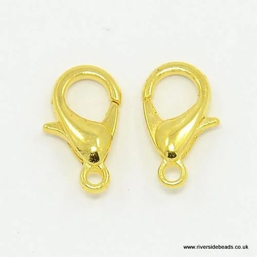 Lobster Clasp – Gold Plated - 14mm