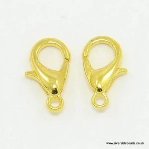 Lobster Clasp – Gold Plated - 16mm