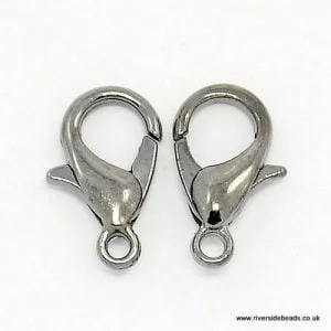 Lobster Clasp – Gunmetal - 12mm