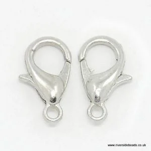 Lobster Clasp – Silver Plated - 16mm