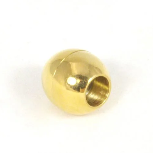 6mm Gold Kumihimo Magnetic Barrel Clasp