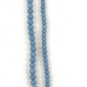 Stone Effect Glass Beads 6mm and 8mm - Blue - Riverside Beads